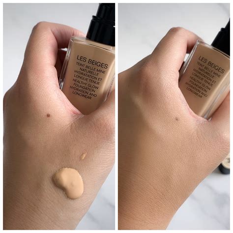 LES BEIGES Healthy glow foundation hydration and .